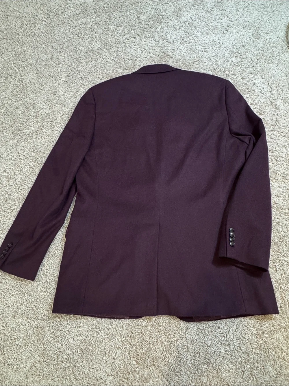 Michael Kors Men's Plum Wool Silk Cashmere Blazer /Sport Coats Size 42L